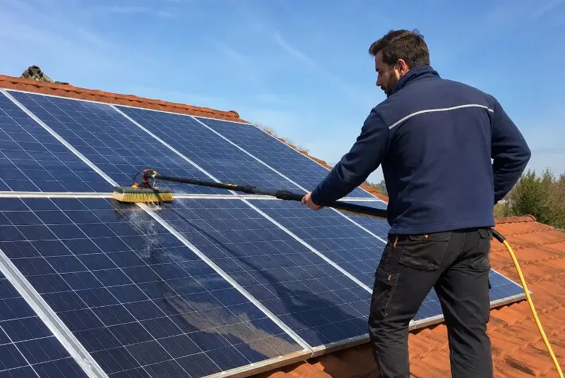Nettoyage et entretien de panneaux solaires à Ségny